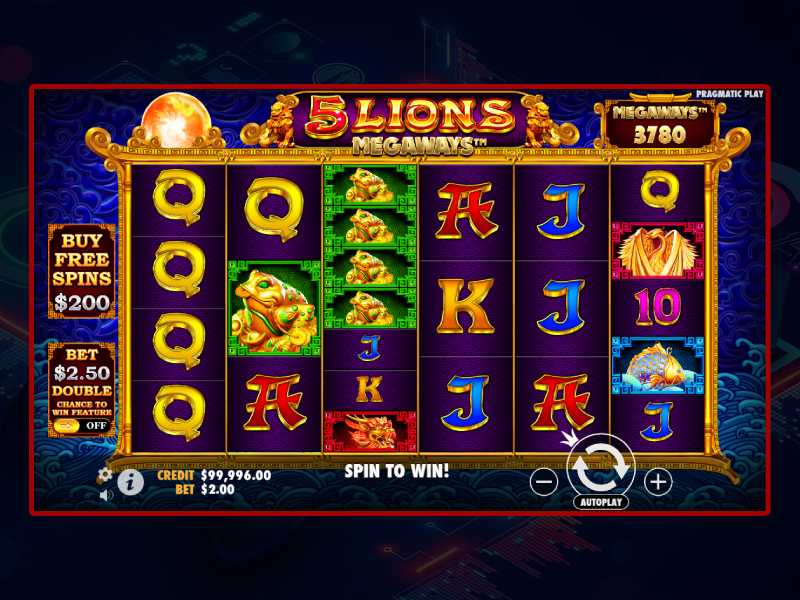 Pros and cons of the 5 Lions Megaways slot