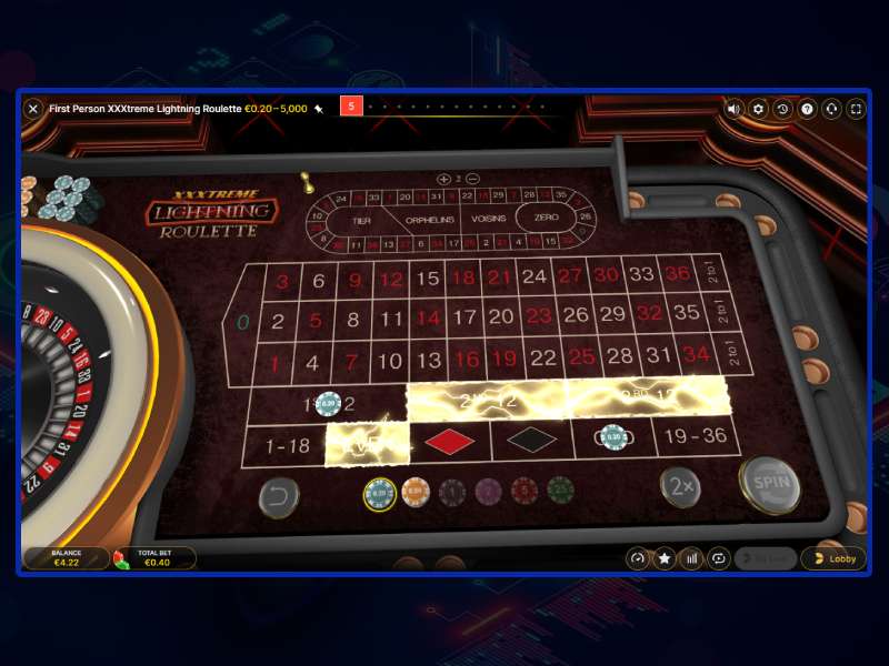 How to play First Person XXXtreme Lightning Roulette on crypto