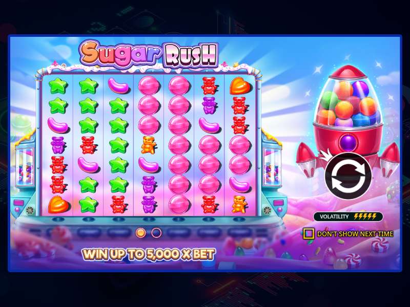 Обзор игрового автомата Sugar Rush от Pragmatic Play