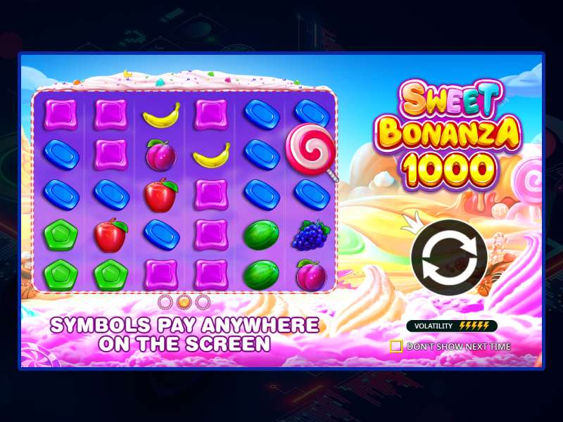 Sweet Bonanza 1000 slot machine review by Pragmatic Play