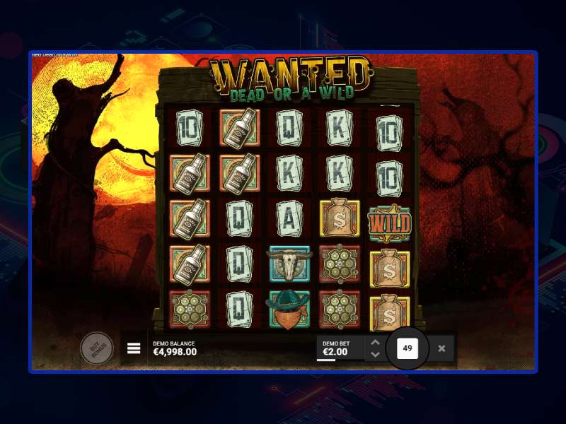 Special Features and Symbols of Wanted Dead or a Wild Slot