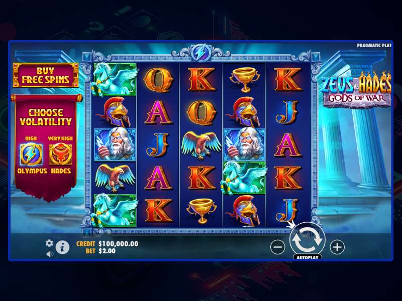 Special features and symbols of Zeus vs Hades - Gods of War slot